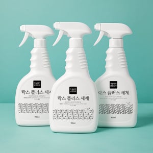 락스플러스 욕실세정제 플라워향 900ml 3개 / 화장실 욕실 청소세제