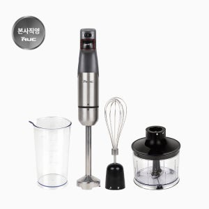엔유씨 핸드블렌더 HANDY1000 NHB-200K 매트건메탈 믹서 1000W