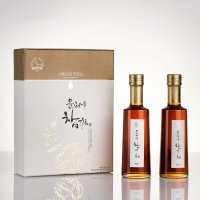 [장유원] 장유원 지함세트 1번 (참기름 300mL 2병) 기업선물 단아한디자인