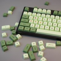 녹차 XDA PBT 키캡 기계식 키보드 텐키리스 한무무 레오폴드 말차