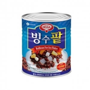 롯데푸드 델가 빙수팥 3kg 빙수재료 팥빙수 대용량 단팥