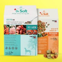 1+1닥터소프트 소프트 시니어 사료 치킨 노령견+장건강 1.2kg