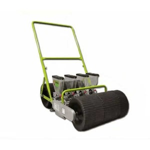 핸드 푸시 야채 파종기 시금치 모종이식기 농업 배추 4열 푸시(미끄럼 방지 바퀴)