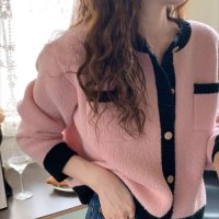 Double color cardigan