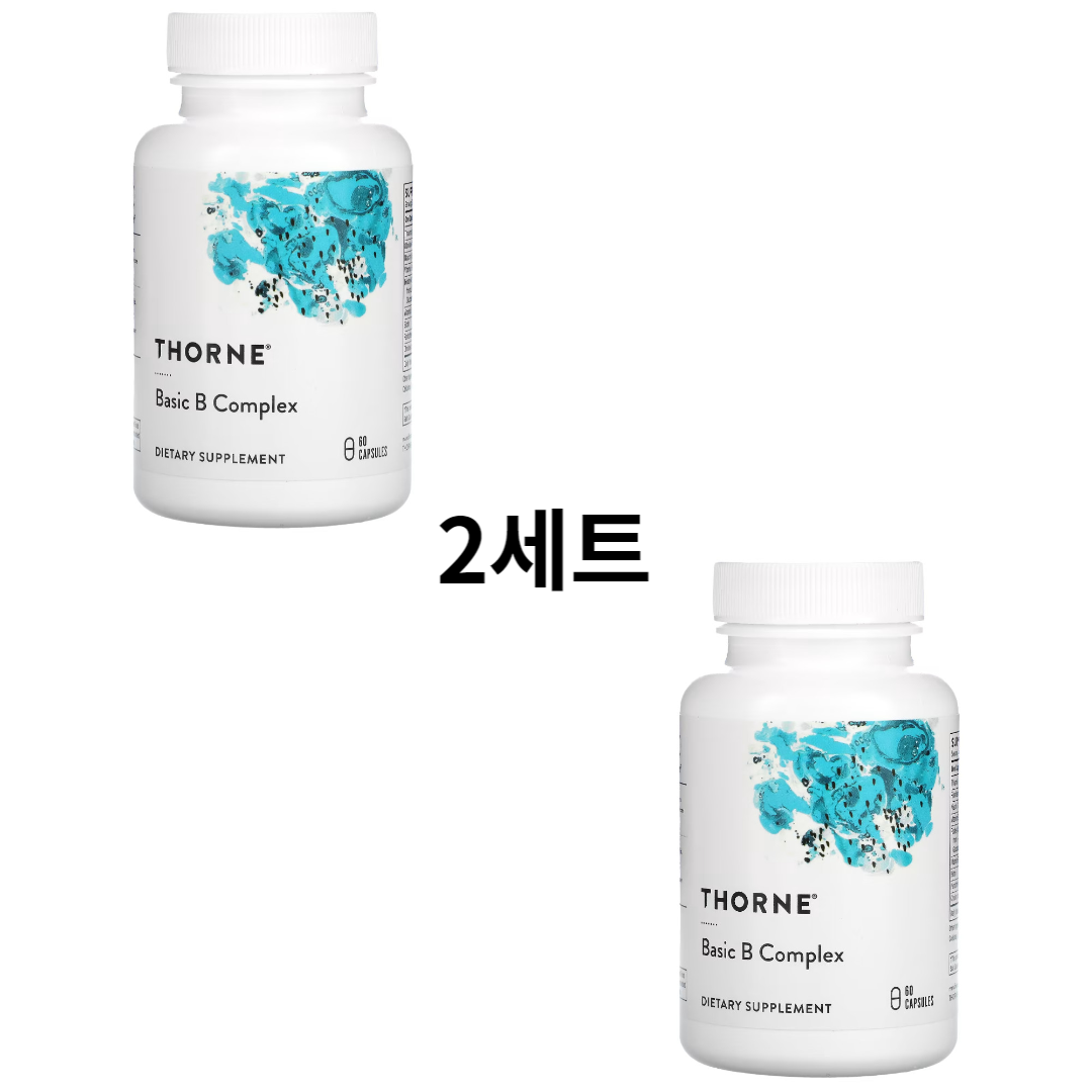 쏜리서치 <b>베이직B 컴플렉스</b> 60 캡슐 2세트