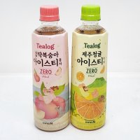 티로그 아이스티 제로 500ml 납작복숭아 6개 + 제주청귤 6개