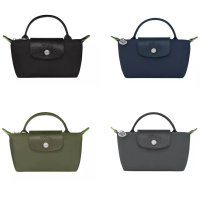 LONGCHAMP 롱샴 르 플리아쥬 그린 미니 파우치 핸들백