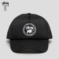 (국내배송) 스투시 메시캡 스냅백 모자 STUSSY RASTA DOT TRUCKER CAP