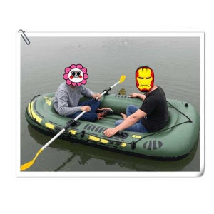 고무보트 물놀이 낚시배 배스보트 호수 어선 취미 193 x 100cm(패키지A/하단이미지참조)