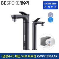 삼성 비스포크 냉정수기 메인+서브 파우셋 블랙 RWP71210AABA