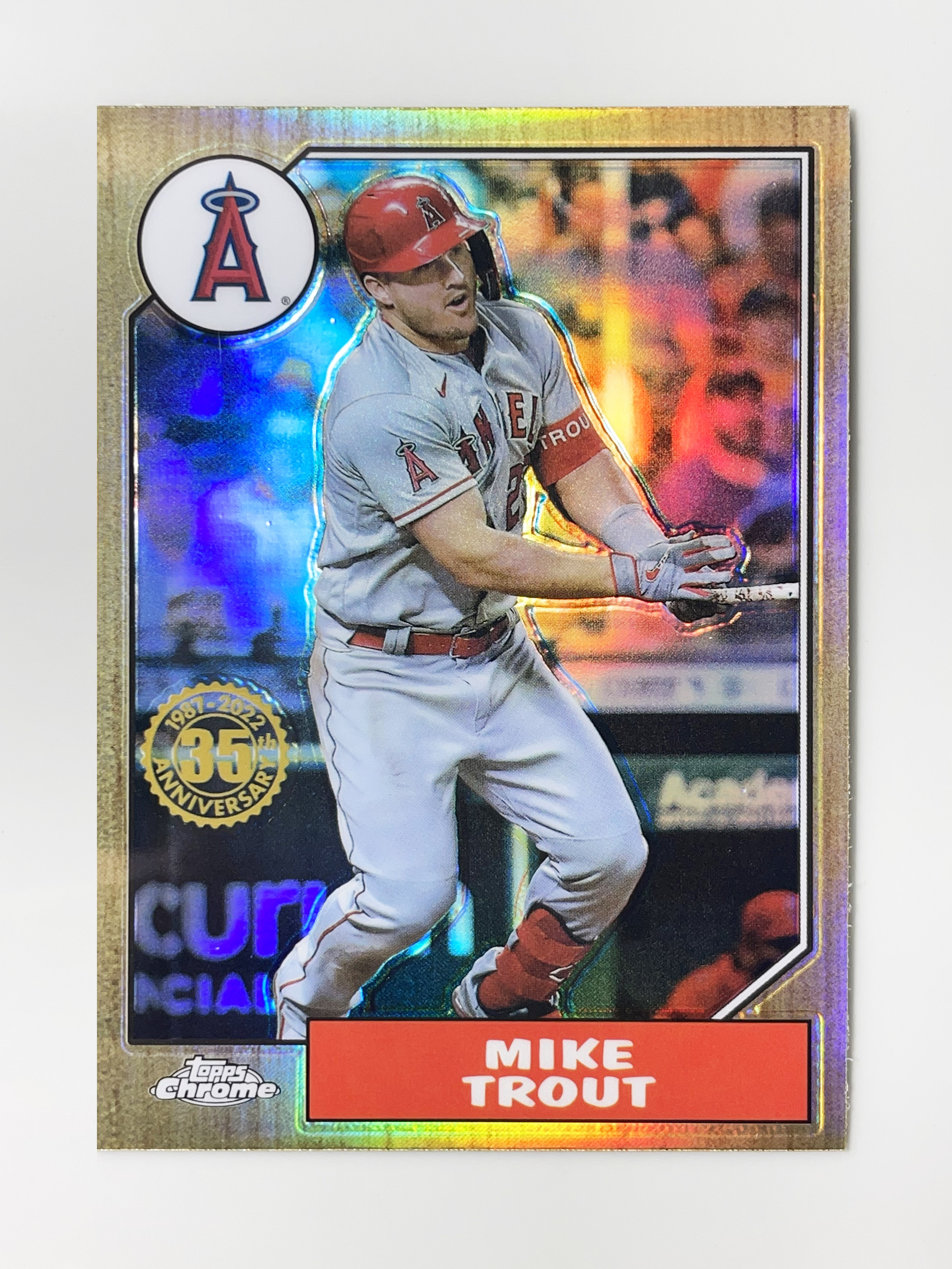 22 Topps Chrome 1987 Refractor #87BC-1 마이크 트라웃