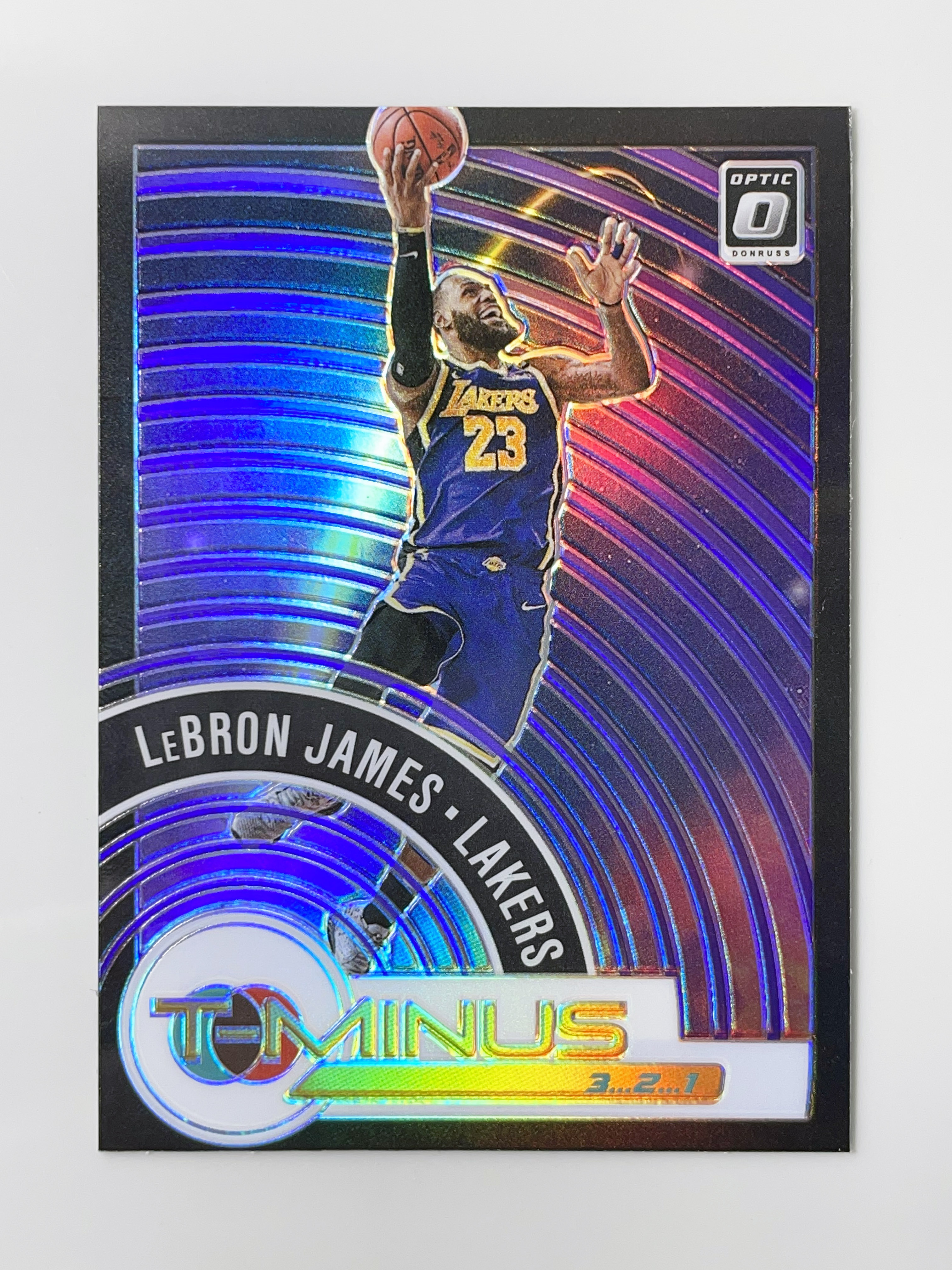 20-21 Donruss Optic T Minus 321 Purple Prizm 르브론 제임스