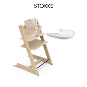 스토케 트립트랩 하이체어+베이비세트+트레이(오크)