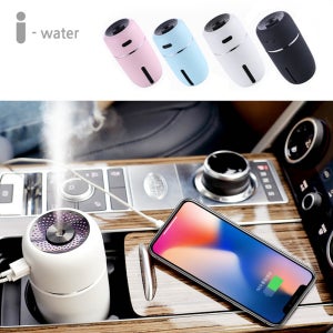 SF 아이워터 차량용 미니 가습기 USB 휴대용 간편장착 편의용품 차량관리 자동차용품 사무실 가정