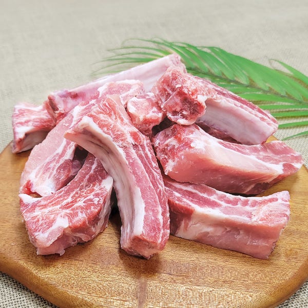 등갈비 로인립 쪽갈비 바베큐립 폭립 캠핑등갈비 1kg 냉동 더예쁜한우
