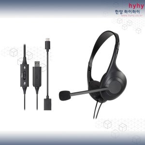 오디오테크니카 C타입 노트북 PC 컴퓨터 헤드셋 ATH-102USB