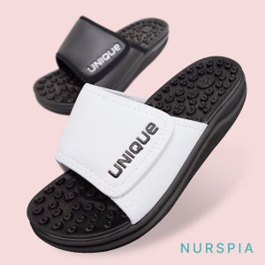 지압슬리퍼 사무실 발등조절 적당한 지압 실내 슬리퍼 실내화 너스피아