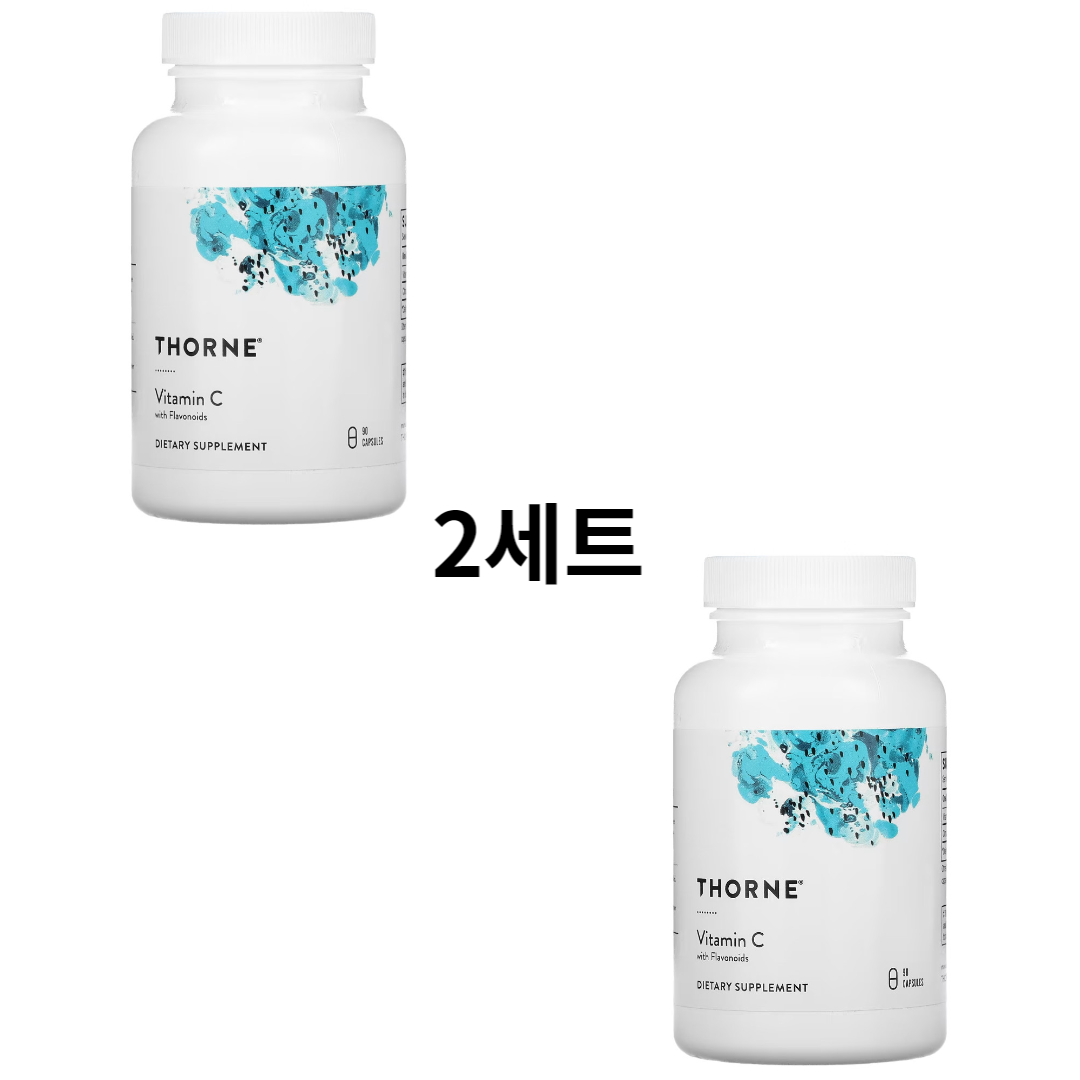 쏜<b>리서치 비타민C</b> 플래보노이드 90 캡슐 2세트