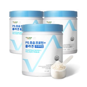 PS 초유 프로틴+콜라겐 프리미엄 저분자 분리유청 단백질 초유단백질 420g, 3개