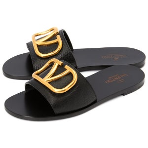 발렌티노 V 로고 시그니처 여성 슬리퍼 S0M21HWS 0NO