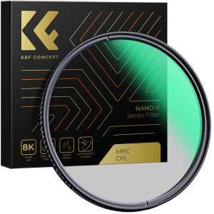 K&F CONCEPT K&F NANO X MRC CPL 편광필터 8K AGC Glass 127mm