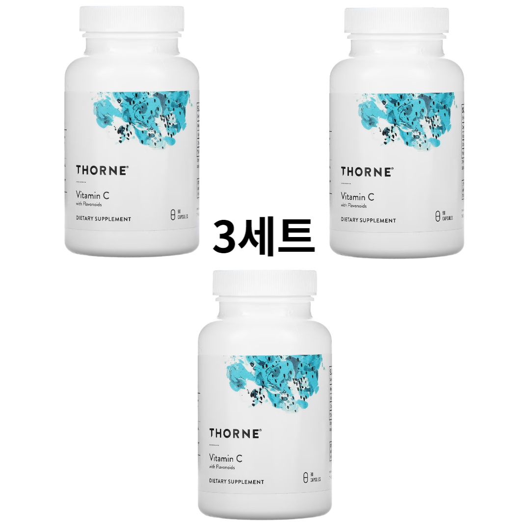 쏜<b>리서치 비타민C</b> 플래보노이드 90 캡슐 3세트