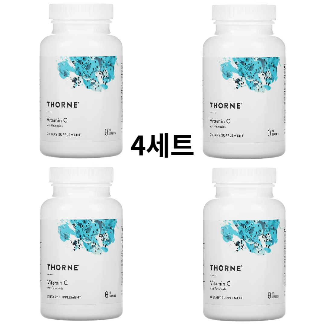 쏜<b>리서치 비타민C</b> 플래보노이드 90 캡슐 4세트