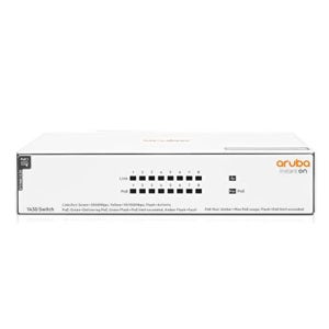 HPE Aruba 1430 8G Class 4 PoE R8R46A PoE+8포트 스위칭허브