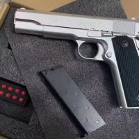 Colt M1911 M1911A1 콜트 풀메탈 슬라이드메탈 수정탄 PU고무탄 핸드건 권총