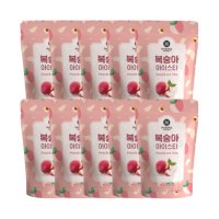 맥널티 복숭아 아이스티 파우치 190ml (10개) 카페 대량 구매