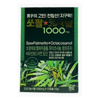 쏘팔코사놀 1000mg 10캡슐 남진 쏘팔메토 지구력 전립선 영양제