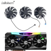 87MM T129215SU 12V 0.50A 4핀 그래픽 카드 팬 EVGA RTX 3070 Ti FTW3 울트라 게임용 GPU 쿨러