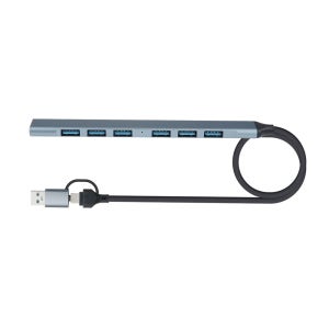USB3.0 C타입허브 멀티 포트 무전원 확장 노트북 7in1 USB분배기 CFW084