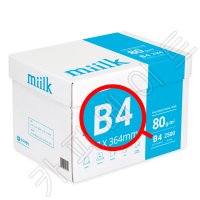 밀크 80g B4 2500매 1박스 복사용지 B4용지 한국제지