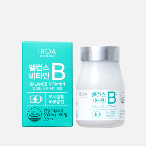 이로아 비타민B 800mg x 60정