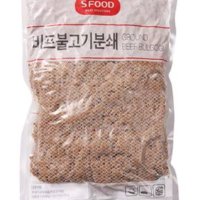 에쓰푸드 비프불고기분쇄 1000g 1kg 불고기토핑