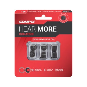 컴플라이 T100 이어폰 폼팁 COMPLY Isolation T100 슈어 호환 3쌍