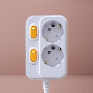 2구멀티탭 개별 국산 멀티콘센트 2구1.5M