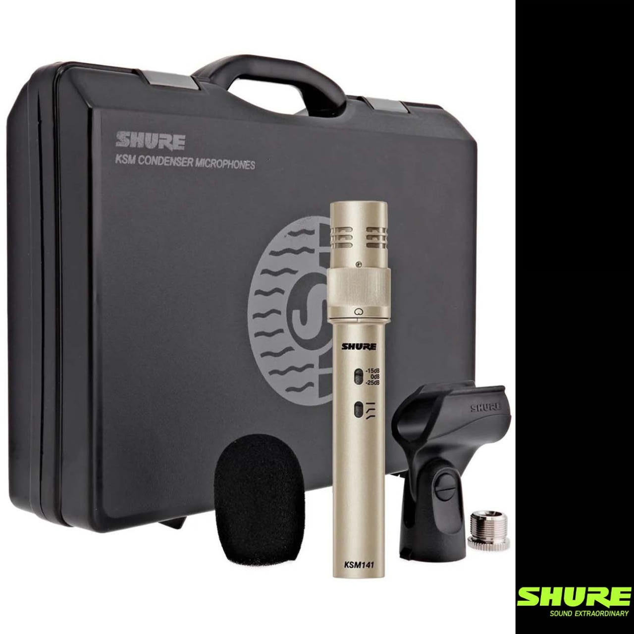 SHURE KSM141 슈어 펜슬 마이크 악기용 레코딩