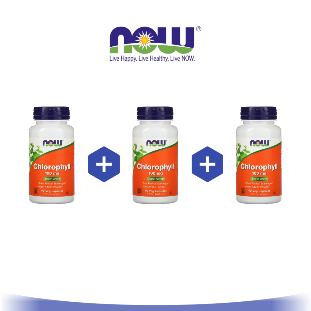 2+1 나우푸드 클로로필 100 mg 90캡슐 엽록소 크로로필 <b>클로로필린</b>