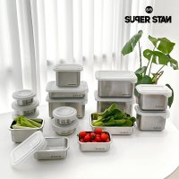 슈퍼스텐 밀폐용기 500ml SUPERSTAN 마이크로스틸 전자레인지용 인덕션겸용