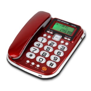 유선전화기 발신정보표시 단축버튼 네온램프 전화기 집 가정용 내장 사무실