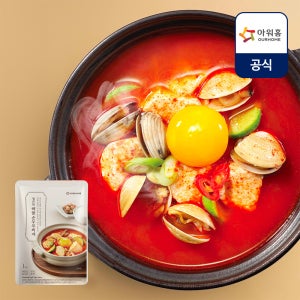 아워홈 얼큰한 해물 순두부 찌개 400g