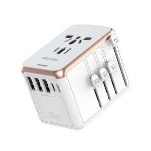 멜리언스 PD35W 5포트 해외 여행용 초고속충전 멀티어댑터 반영구 자동리세팅퓨즈