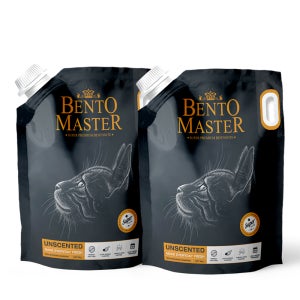 벤토마스터 먼지없는 고양이 벤토나이트 모래 무향 9kg x 2개