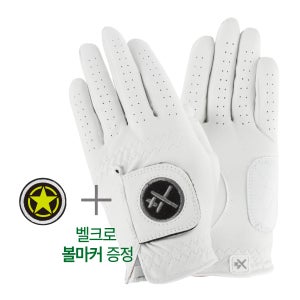 폴리스웨이드골프장갑 볼마커 벨크로타입 (왼손)
