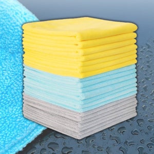 잇츠윈 윈타월 실내 가죽 세차 왁스 다용도 버핑타월 막타올 21장 1팩