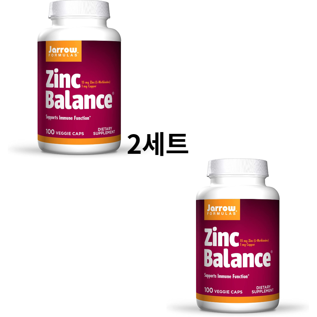자로우 포뮬러스 <b>징크</b> <b>밸런스</b> 100 야채캡슐 2세트