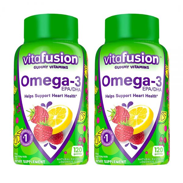 <b>비타퓨전 오메가 3</b> EPA DHA 120구미 2팩 <b>Vitafusion Omega3</b>