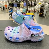 [아동화] 크록스 클래식 스월 다이 클로그 토들러 CROCS CLASSIC SWIRL DYE CLOG T CRS208401 MOON JELLY 샌들